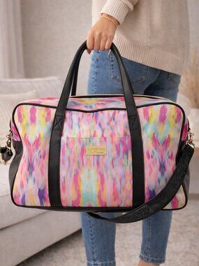 NWOT Luv Betsey by Betsey Johnson Multicolor Weekender Duffel Bag